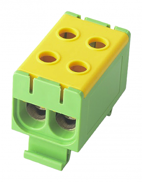 Listwa zaciskowa LZD w korpusie żółto-zielona Cu:2.5-50mm2, Al:6-50mm2 - E.4150/Ż-Z - PAWBOL