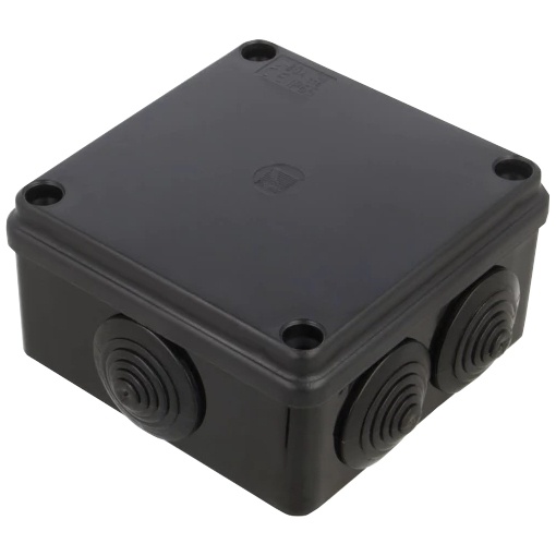 100 x 100 x 50, 6 dławików, IP 65 bezh.cz. 1/100 - S-BOX 106C - PAWBOL
