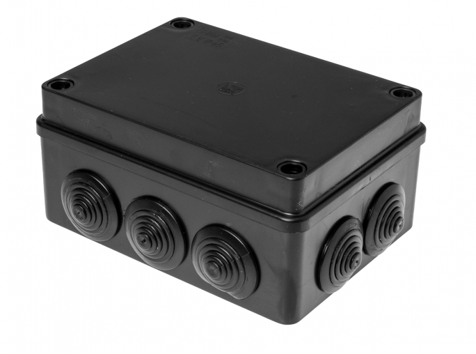 150 x 110 x 70, 10 dławików, IP 65 bezh.cz. 1/45 - S-BOX 306C - PAWBOL