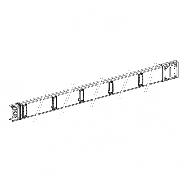 ELEMENT PROSTY 160A 3L+N+PE 5M 10 ODPŁYWÓW - KSA160ED45010 - SCHNEIDER ELECTRIC