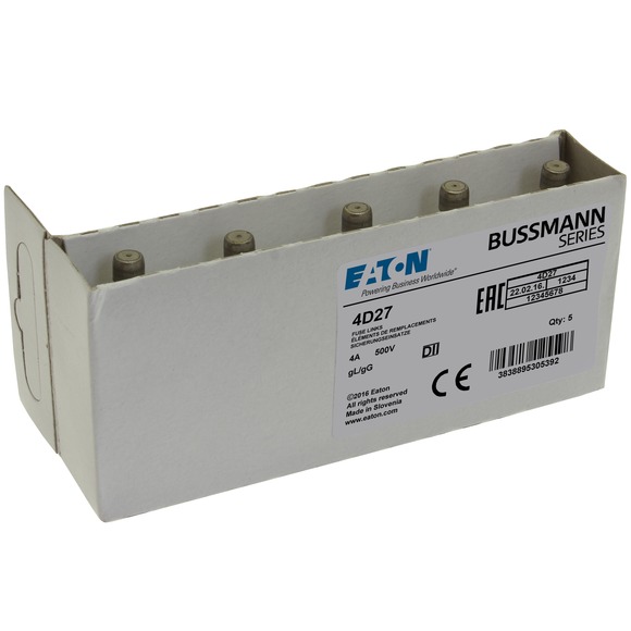 WKŁADKA DII 4A T GL/GG 500VAC E27 4D27 - 4D27 - EATON