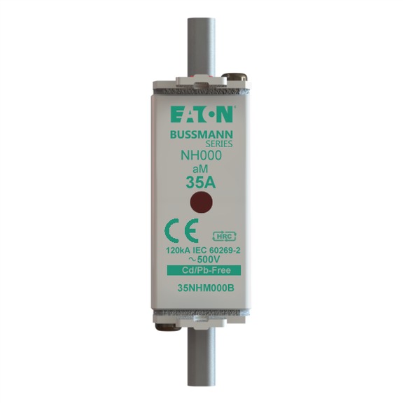 WKŁADKA NH000 35A 500V AM PODWÓJNY WSKAŹNIK 35NHM000B - 35NHM000B - EATON
