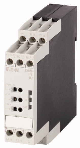 PRZEKAŹNIK MONITORUJĄCY PRĄD, 0.3 - 15 A, 24 - 240 V AC/DC EMR6-I15-B-1 - 184755 - EATON