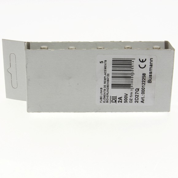 WKŁADKA DII 2A 500VAC E27 2D27Q - 2D27Q - EATON