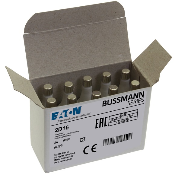 WKŁADKA DI 2A T GL/GG 500VAC E16 2D16 - 2D16 - EATON