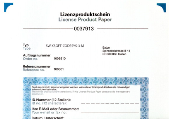 WIELOSTANOWISKOWA LIC. NA OPROGR. NARZĘDZIOWE CODESYS-3 SW-XSOFT-CODESYS-3-M - 171887 - EATON
