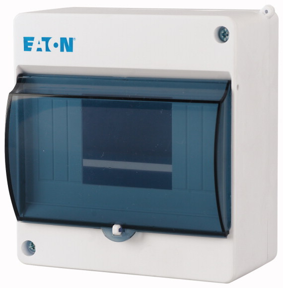 OBUDOWA MINI 6 MOD., Z DRZWIAMI I ZACISKIEM N/PE MINI-6-ST - 177075 - EATON