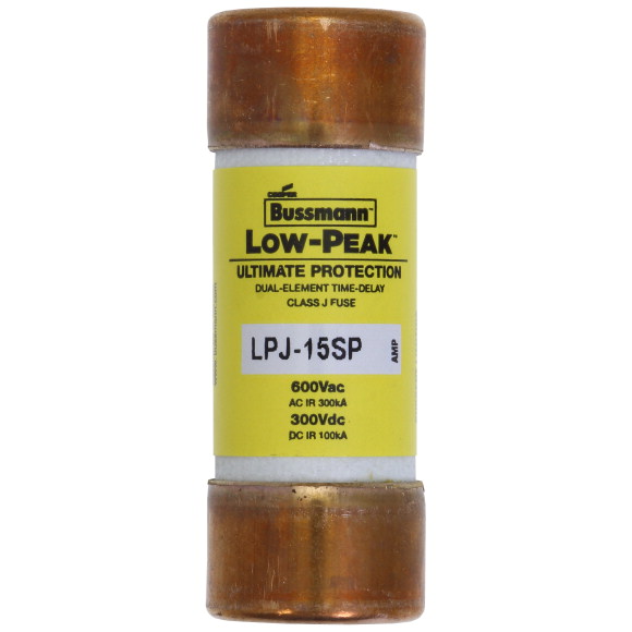 15A 600VAC/300V, KLASA J T/D LPJ-15SP - LPJ-15SP - EATON