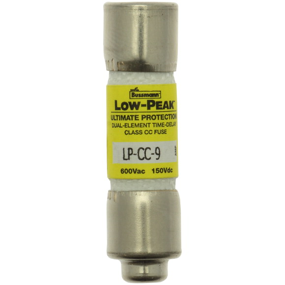 9A 600 VAC/150VDC, ZWŁOCZNA, KLASA CC LP-CC-9 - LP-CC-9 - EATON