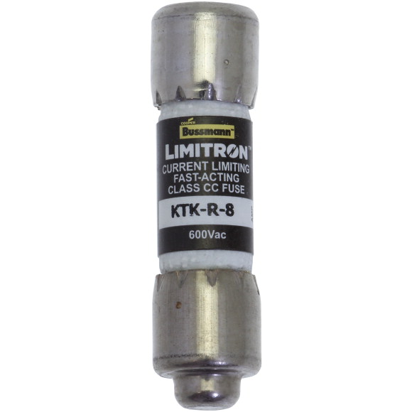 8A 600 VAC, LIMITRON, KLASA CC KTK-R-8 - KTK-R-8 - EATON