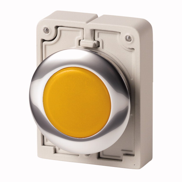 GŁÓWKA LAMPKI SYGN.,30MM,PŁASKA,ŻÓŁTA M30C-FL-Y - 183285 - EATON