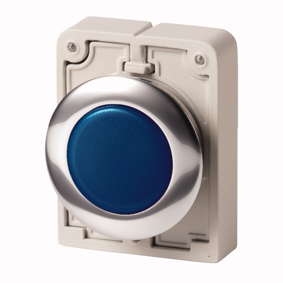 GŁÓWKA LAMPKI SYGN.,30MM,PŁASKA,NIEBIESKA M30C-FL-B - 183284 - EATON