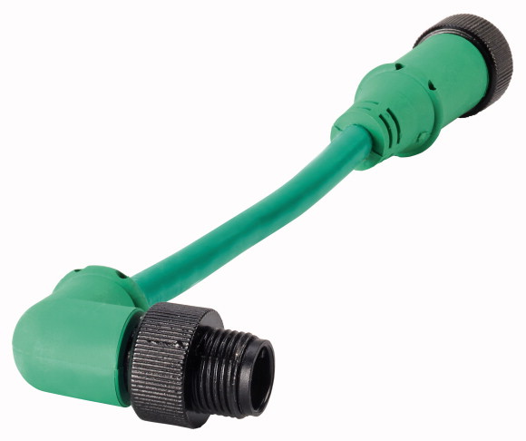 IP67 PRZEWÓD 5 ŻYŁOWY,0.1M,M12-M/M12-F KĄTOWA SMARTWIRE-DT SWD4-M1LR5-RS - 183155 - EATON