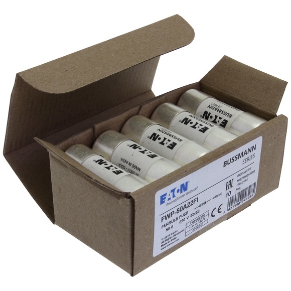 50A 700V 22X58 CYLINDRYCZNA DO PÓŁPRZEWODNIKÓW, WYBIJAK 22 X 58MM FWP-50A22FI - FWP-50A22FI - EATON
