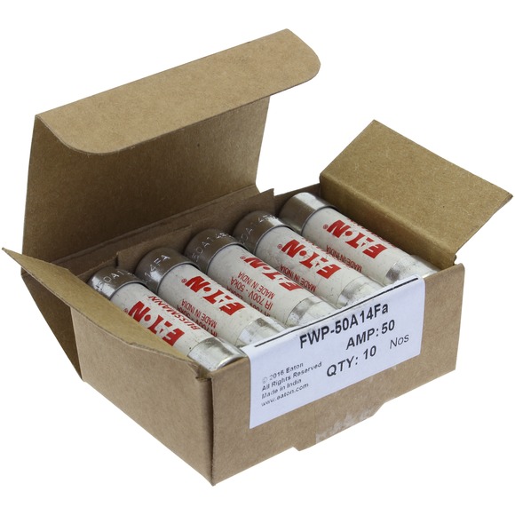 WKŁADKA BEZPIECZNIKOWA 14X51MM 50A 690VAC (700VAC/DC) AR SZYBKA IEC (UL) BUSSMANN - FWP-50A14F - EATON