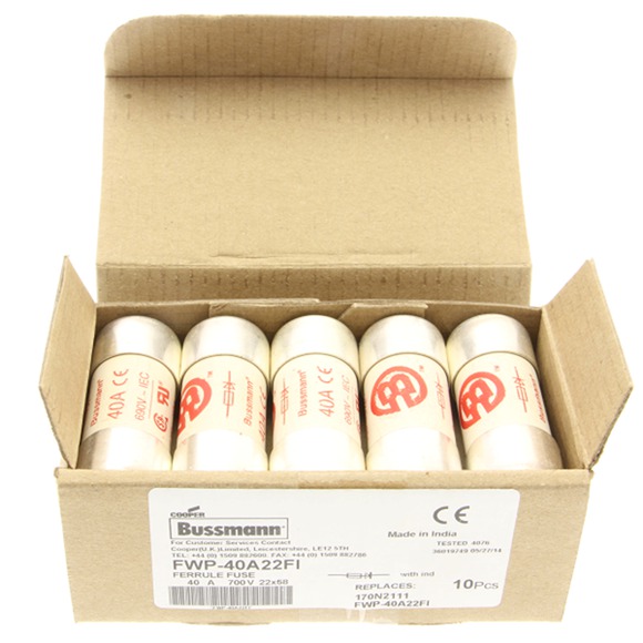 40A 700V 22X58 CYLINDRYCZNA DO PÓŁPRZEWODNIKÓW, WYBIJAK 22 X 58MM FWP-40A22FI - FWP-40A22FI - EATON