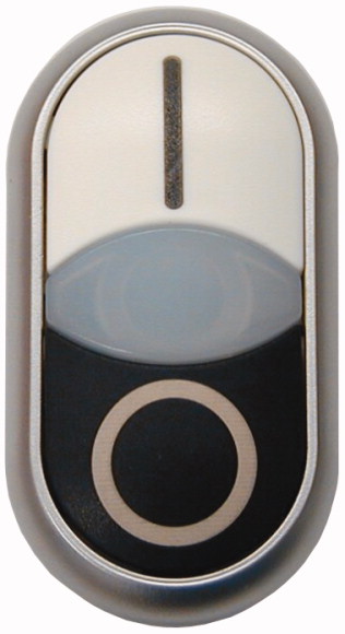 NAPĘD PRZYCISKU PODWÓJNEGO, PODŚWIETLANE M22-DDLF-WS-X1/X0 - 284816 - EATON