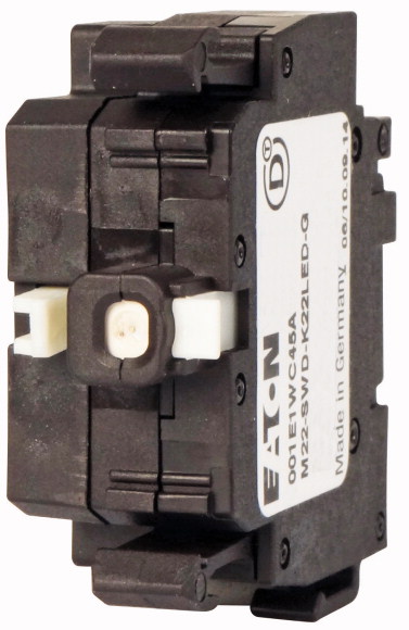 ELEMENT FUNKCYJNY - STYKI: 2XNC 2XNO DIODA CZERWONA MOCOWANIE CZOŁOWE SMARTWIRE-DT M22-SWD-K22LED-R - 115981 - EATON
