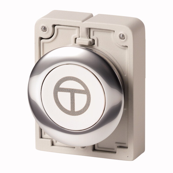 PRZYCISK 30MM PŁASKI, BIAŁY, X11 M30C-FD-W-X11 - 182963 - EATON