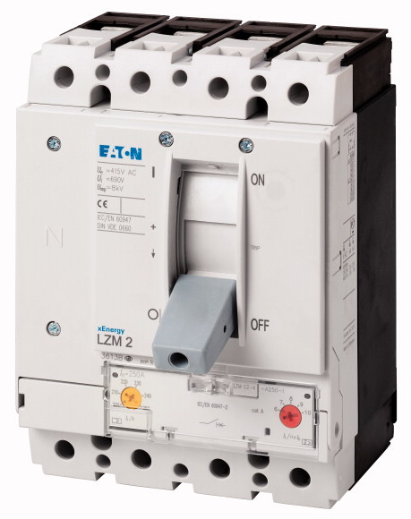 WYŁĄCZNIK MOCY LZM2, 4-BIEG., IR=160-200A LZMC2-4-A200-I - 116436 - EATON