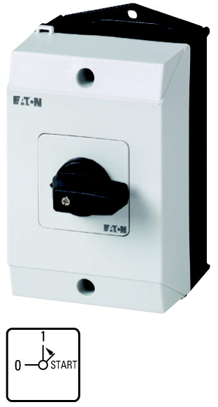 ŁĄCZNIK KRZYWKOWY IN=20A P=6.5 KW T0-1-15511/I1 - 207073 - EATON