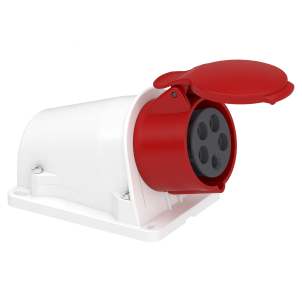 Gniazdo Pratika zaciski sprężynowe IP44 3P+N+PE  16A - PKY16W435 - SCHNEIDER ELECTRIC