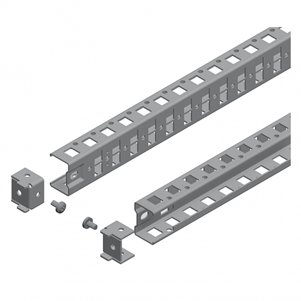 Spacial Wsporniki pionowe perforowane do SF, SM 1 rząd 500mm - NSYSUCR4050 - SCHNEIDER ELECTRIC