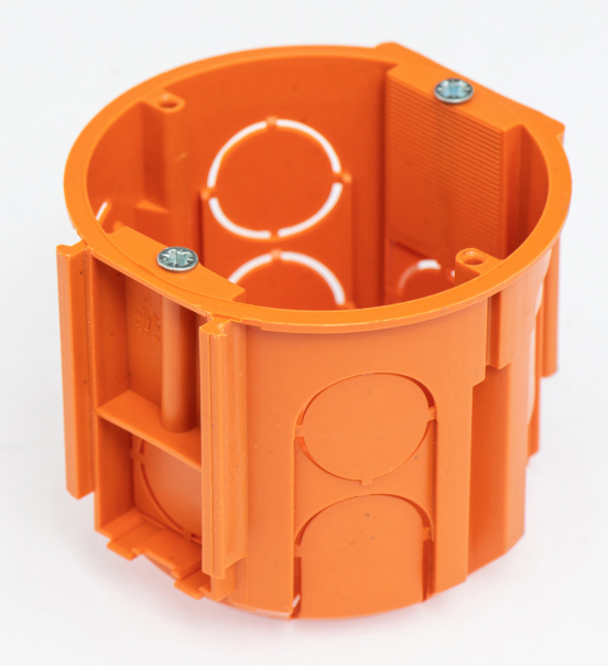 Puszka podtynkowa łączeniowa z wkrętami 60mm - A.0082 - PAWBOL