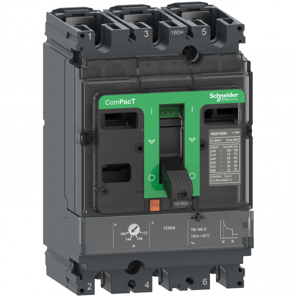 NSX100N 50kA AC 3P3D 32A TMD - C10N3TM032 - SCHNEIDER ELECTRIC