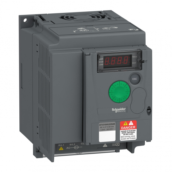 ATV310, 2.2kW, 3f, 380...460 V, IP 20 - ATV310HU22N4E - SCHNEIDER ELECTRIC