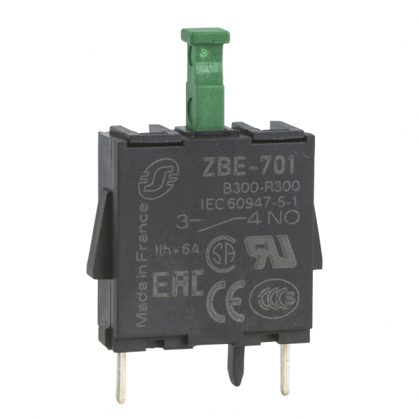 POJEDYNCZY BLOK ZESTYKÓW NO DO OBW.DRUK. - ZBE701 - SCHNEIDER ELECTRIC