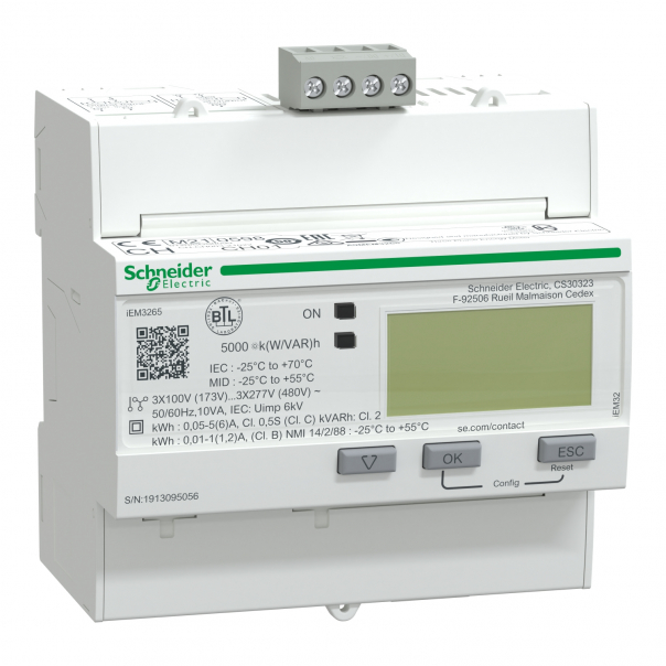 Licznik 3f 5A kl 0,5S MID BACnet - A9MEM3265 - SCHNEIDER ELECTRIC