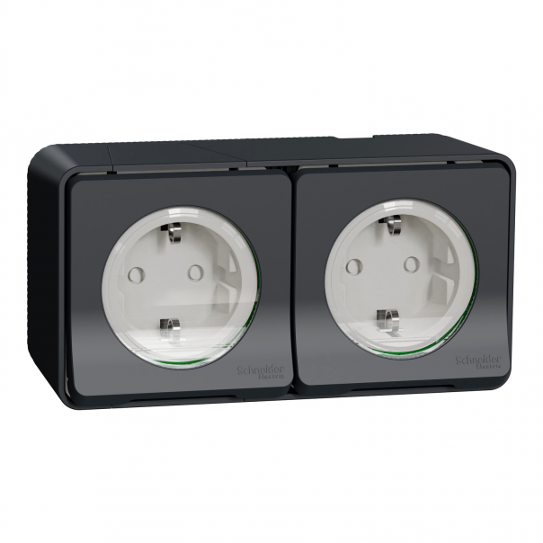 Mureva gn.2P+PE schuko podw. antr. - MUR36029 - SCHNEIDER ELECTRIC
