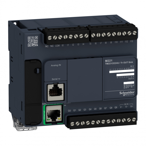 Sterownik PLC M221 24IO TR NPN ETH - TM221CE24U - SCHNEIDER ELECTRIC