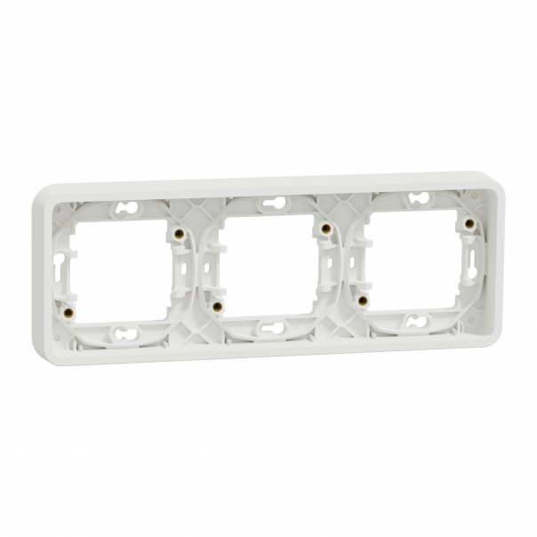 Mureva podst. podtynk. 3x poziom. biała - MUR39109 - SCHNEIDER ELECTRIC