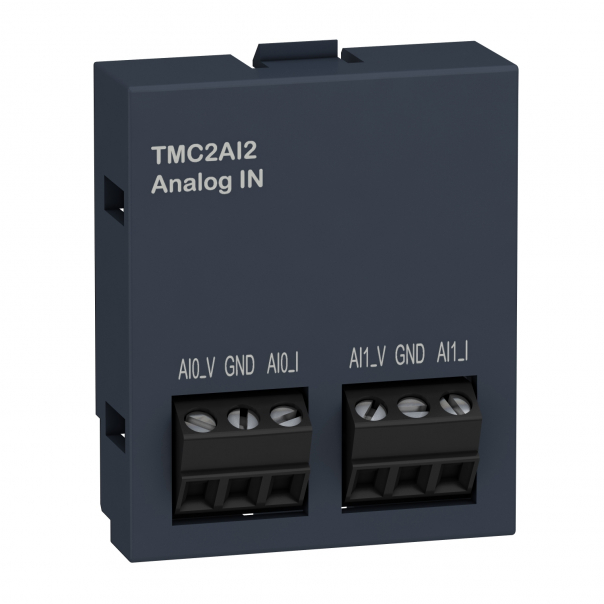Adapter M221-2 wejścia analogowe/prądowe - TMC2AI2 - SCHNEIDER ELECTRIC