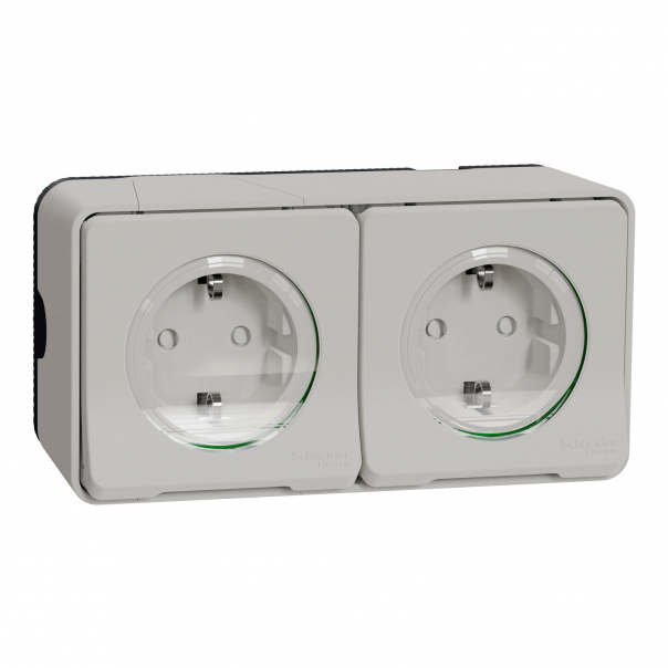 Mureva gn.2P+PE schuko podw. białe - MUR39035 - SCHNEIDER ELECTRIC