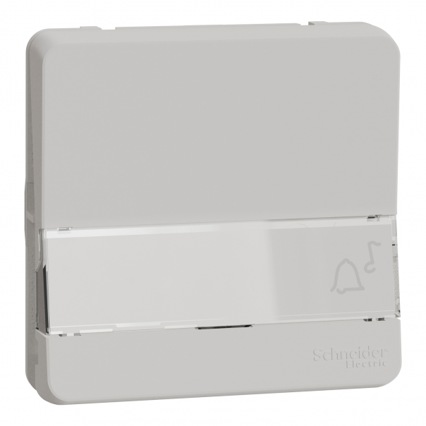 Mureva mech.przycis.z polem opis. biały - MUR39129 - SCHNEIDER ELECTRIC