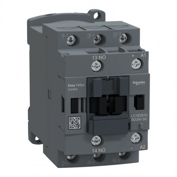 Stycz.EasyTS 3P 25A AC3 11KW 24V DC 1NO - LC1E2510BD - SCHNEIDER ELECTRIC