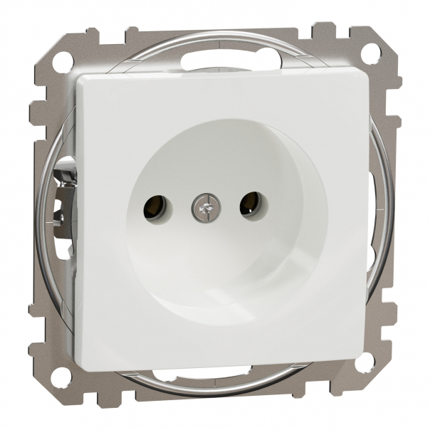 Gniazdo 2P, białe - SDD111035 - SCHNEIDER ELECTRIC