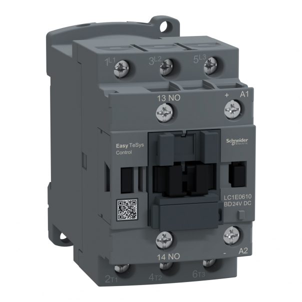 Stycz.EasyTS 3P 6A AC3 2,2KW 24V DC 1NO - LC1E0610BD - SCHNEIDER ELECTRIC
