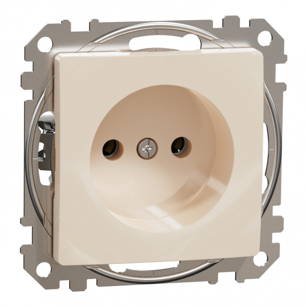 Gniazdo 2P, beżowe - SDD112035 - SCHNEIDER ELECTRIC