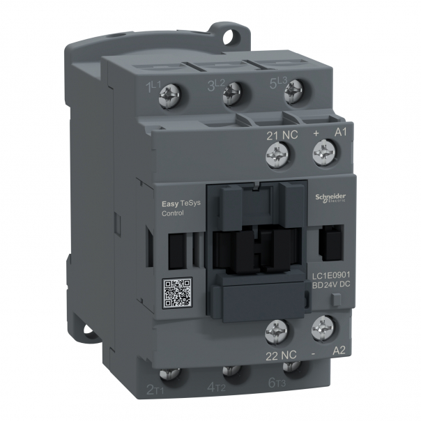 Stycz.EasyTS 3P 9A AC3 4KW 24V DC 1NC - LC1E0901BD - SCHNEIDER ELECTRIC