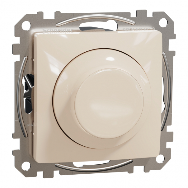 Ściemniacz LED obrotowy RC, beżowy - SDD112501 - SCHNEIDER ELECTRIC