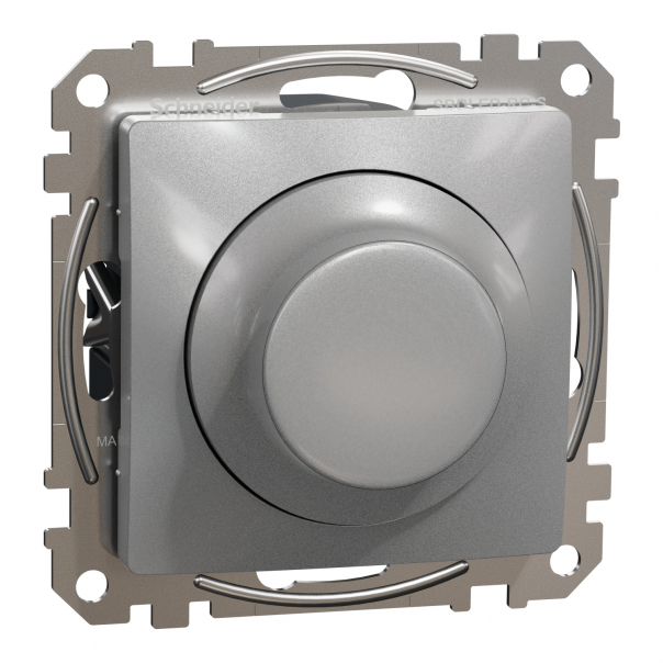 Ściemniacz LED obrotowy RC,srebr.alu. - SDD113501 - SCHNEIDER ELECTRIC