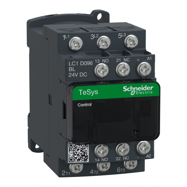 STYCZ.D 3P AC3-9A,NZ+NO,24V DC(L) - LC1D096BL - SCHNEIDER ELECTRIC