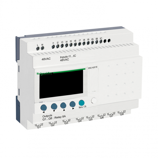 ZELIO LOGIC 12WE_D/8WY_P 48VAC - SR2A201E - SCHNEIDER ELECTRIC
