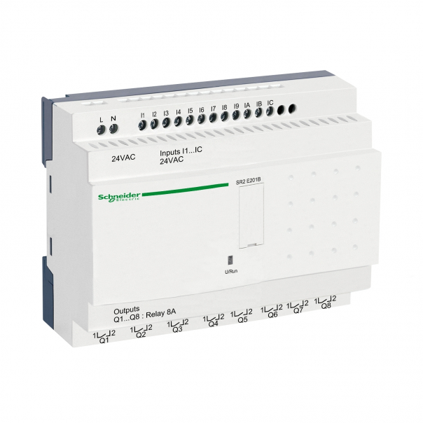 ZELIO LOGIC 12WE_D/8WY_P 24VAC RTC - SR2E201B - SCHNEIDER ELECTRIC