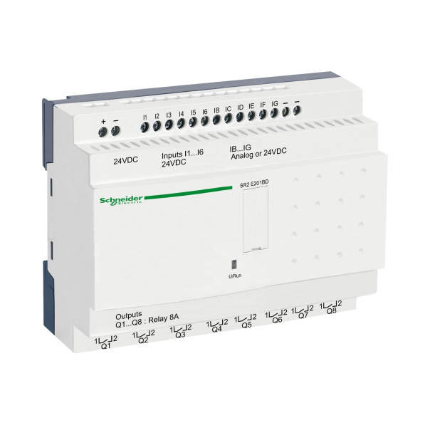 ZELIO LOGIC 12WE_D/8WY_P 24VDC RTC - SR2E201BD - SCHNEIDER ELECTRIC