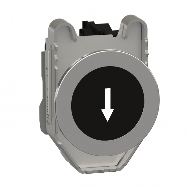 PŁASKI CZARNY CAP PRZYCISK ARROW 1NO Z.Ś - XB4FA3351 - SCHNEIDER ELECTRIC
